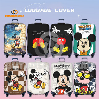 Disney Mickey Travel Hành Lý Có Thể Giặt Được Vali Bảo Vệ Chống Trầy Xước Vali Phù Hợp Với 18-32 Inch