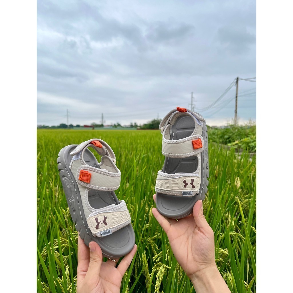 sandal cho bé trai dép quai hậu cho bé gái đi hoặc nhẹ êm chân kiểu dang thể thao năng động khâu đế QCCC có hộp A7B7