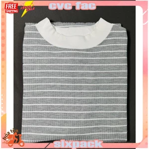 Áo thun Cổ ôm SỌC NGANG B&W Unisex |TAYSONE|