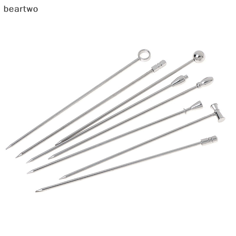 < Beartwo > 4 Que Cocktail Inox Que Trái Cây Có Thể Tái Sử Dụng Đồ Uống Mari Picks Đẹp