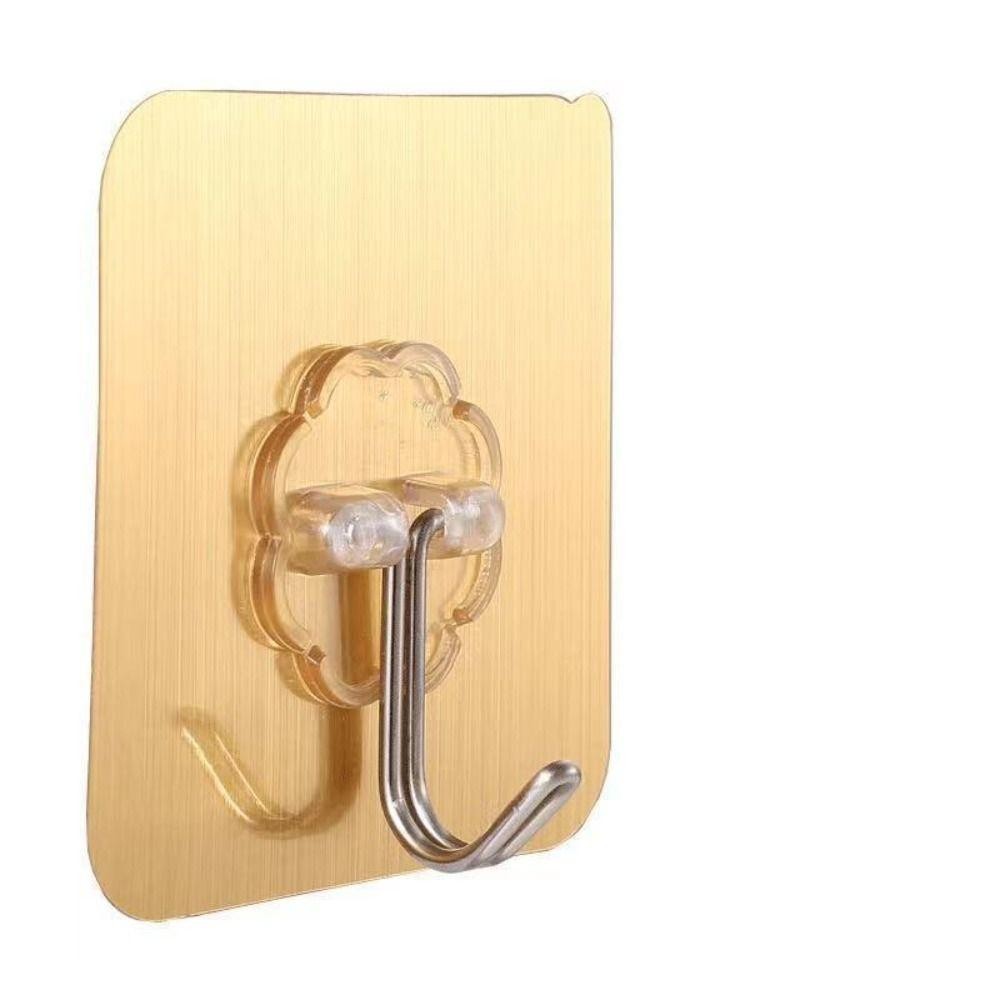HIGHVIEWLS 1 / 3 Móc tự dính, Móc treo liền mạch không đục lỗ đa năng, Phòng tắm nhà bếp chịu tải nặng trong suốt Móc treo tường chắc chắn