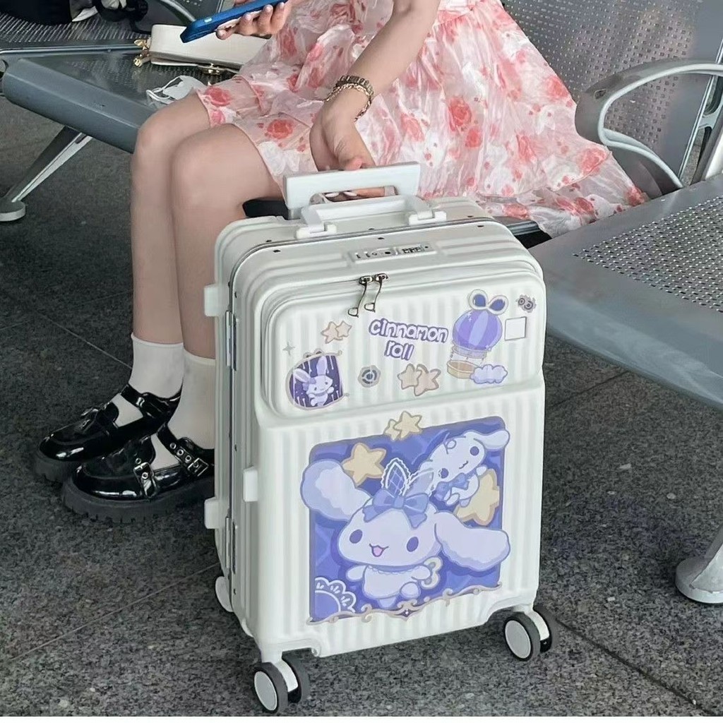 Hello Kitty Nhật Bản Hàn Quốc Hộp Nhãn Dán Hành Lý Toàn Bộ Chống Nước Dễ Thương Vali Dán Trang Trí 6.19