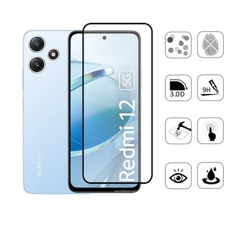 Redmi 12 5G 2 Chiếc Kính Cường Lực Bảo Vệ Màn Hình Cho Xiaomi Redmi 13 13C A3 Note 13 Pro Plus 12 4G 5G 9D Kính Bảo Vệ Phim