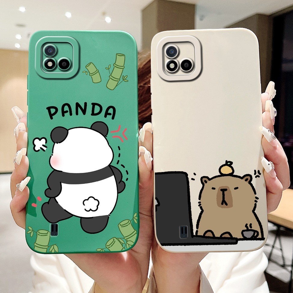 Dành Cho Realme C11 2021 Ốp Lưng RMX3231 Thời Trang Sang Trọng Chống Sốc Cho Realme C11 2021 Ốp Điện Thoại
