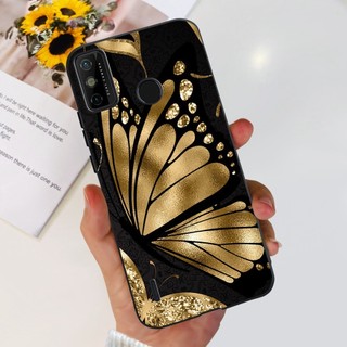 Dành Cho Tecno Spark 6 Go Vỏ KE5j KE5k Ốp Điện Thoại Hoa Thời Trang Mới Mềm Mỏng Silicon Dành Cho Tecno Spark Go 2020 2021 Ốp Lưng
