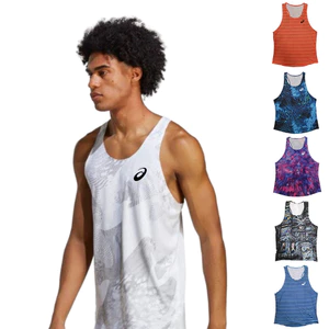 Nam Mới Nhanh Khô Top Không Tay Thoáng Khí Áo Vest Co Giãn Thể Thao Chạy Bộ Áo