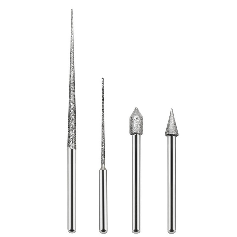 < Welv > Thanh mài kim khắc 3mm Máy khoan Mini Khoan khắc kim cương