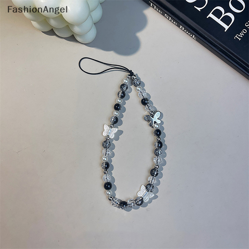 FashionAngel Cho Phụ Kiện IP Dây Ins Y2K Trái Tim Điện Thoại Quyến Rũ Dây Đeo Hoa Hạt Mặt Dây Chuyền Vòng Tay Hàn Quốc Cho Bé Gái Trang Sức TH