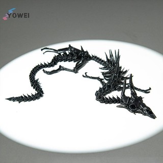 YOWEI 3D In Hình Rồng Skeleton Model Full Body Di Chuyển Khớp Rồng Đồ Trang Trí Sáng Tạo Để Bàn Trang Trí Bộ Sưu Tập Quà Tặng VN