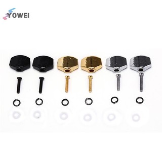 Yowei 2 chiếc đàn guitar điều chỉnh đầu máy núm kim loại nút máy chỉnh núm VN