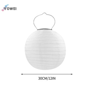 Yuwei 12 Inch Chống Nước Chạy Bằng Năng Lượng Mặt Trời Đèn Lồng Trung Quốc Đèn LED Trang Trí Ngoài Trời Bóng Đèn Năng Lượng Mặt Trời Đèn Lồng Trang Trí Tiệc VN