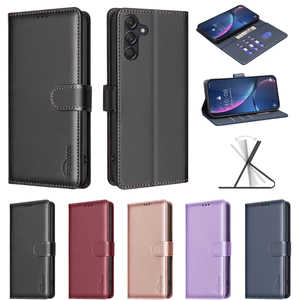 Ốp Điện Thoại Lật Thời Trang Mới Cho Samsung Galaxy A03S A02S A05S A13 A14 A23 A24 A25 A33 A34 A35 A53 A54 A55 A72 A73 M23 M13 M15 M55 M62 Vỏ Ví Lật Da PU Có Khe Cắm