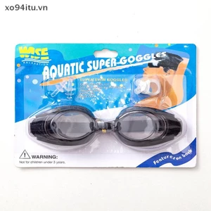 Xoitu Kính bơi chống sương mù HD chống nước Bể bơi thể thao dưới nước có thể điều chỉnh Người lớn Trẻ em Silicone Lặn lướt sóng Kính mắt có hộp VN
