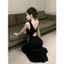 Váy đầm nữ dáng dài thiết kế khoét lưng sexy quyến rũ phong cách Hàn Quốc XIMIXI SP284