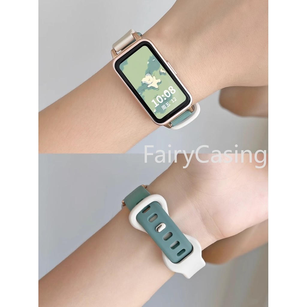 Dây đeo silicon mỏng cho Huawei Band 11 Pro 10 8 9 7 6 Vòng đeo tay mềm Vòng đeo tay mềm cho Honor Band 8 9 Phụ kiện