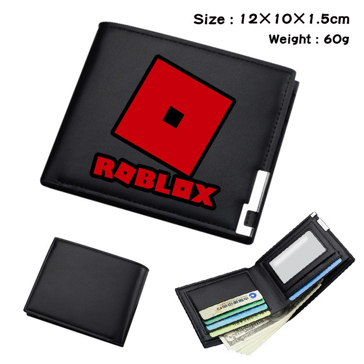 2025 ROBLOX Virtual World PU Bifold Ví dành cho trẻ em Biểu tượng trò chơi 3D đầy màu sắc và Hộp đựng thẻ