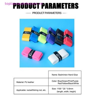 Toplanswatchstore Vợt Cầu Lông Chống Trơn Trượt Tay Dính Giảm Chấn Vợt Tennis Phim Bọc Băng Hút Mồ Hôi Phẳng Bọc Có Dây Đeo VN