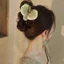 JUNYUE88US Móng Vuốt Tóc Hoa, Bohemia Barrettes Đuôi Ngựa Kẹp Tóc Phong Lan Bướm, Kẹp Sáng Tạo Kẹp Cá Mập Kẹp Tóc Dễ Thương Kẹp Cá Mập Lớn Kẹp Hàng Ngày