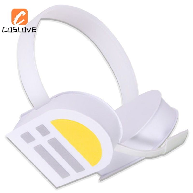 Vocaloid Kagamine Rin Ren Cosplay Mũ Phù Hợp Với Cos Trang Trí Đạo Cụ Tai Nghe Trắng Phụ Kiện Tóc Mũ