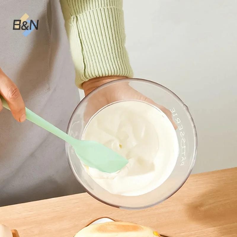 Thìa kem silicon B & N Thìa chống dính chịu nhiệt Hoàn hảo để nấu nướng & khuấy Dụng cụ nhà bếp cấp thực phẩm.