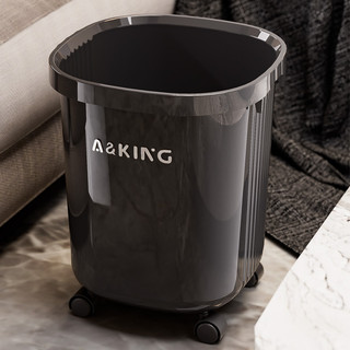 Phân Loại Thùng Rác Có Ròng Rọc Dung Tích Lớn Hộ Gia Đình Phòng Khách Phòng Ngủ Nhà Bếp Phòng Tắm Sáng Tạo Nhựa Thùng Rác