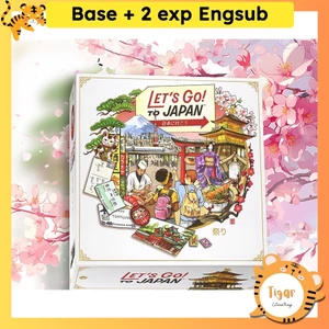 Boardgame Let's Go! To Japan + 2 Exp Engsub Tigarboardgame