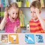 Sách dán GETVOW, Nhãn dán xếp hình PET Khảm DIY, Sách xếp hình hoạt hình Kawaii Trẻ em