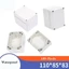Hộp Dự Án Ngoài Trời SUNKISSD, Hộp Nối Điện Ip65 10 Kiểu, Nhựa ABS Chống Thấm Nước DIY Kín Hộp Dây