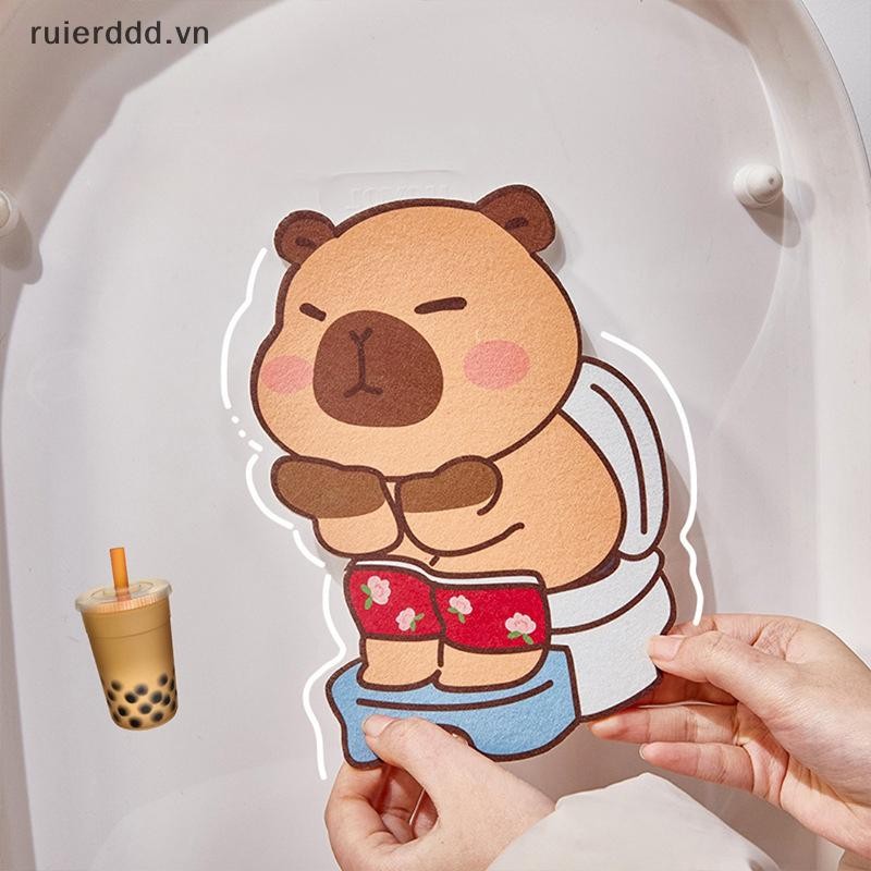 # Ruierdd # Nhãn dán khử mùi Capybara Phòng tắm Đề can khử mùi Nhãn dán khử mùi tự dính Trang trí phòng khách phòng tắm.