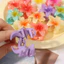 Kẹp tóc Plumeria ngọt ngào mùa xuân hè - Kẹp móng vuốt hoa Dopamine thanh lịch - Phụ kiện tóc đầy màu sắc Acrylic sống động dành cho nữ