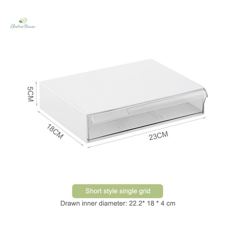 [Nhà điện] Giá đỡ màn hình máy tính trong suốt Giá đỡ nâng có ngăn kéo lưu trữ Giá đỡ màn hình PC Máy tính xách tay Máy tính để bàn cho chuột sạc mới