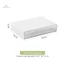 Giá đỡ màn hình máy tính trong suốt Giá đỡ nâng có ngăn kéo lưu trữ Giá đỡ màn hình PC Máy tính xách tay Máy tính để bàn cho chuột sạc mới