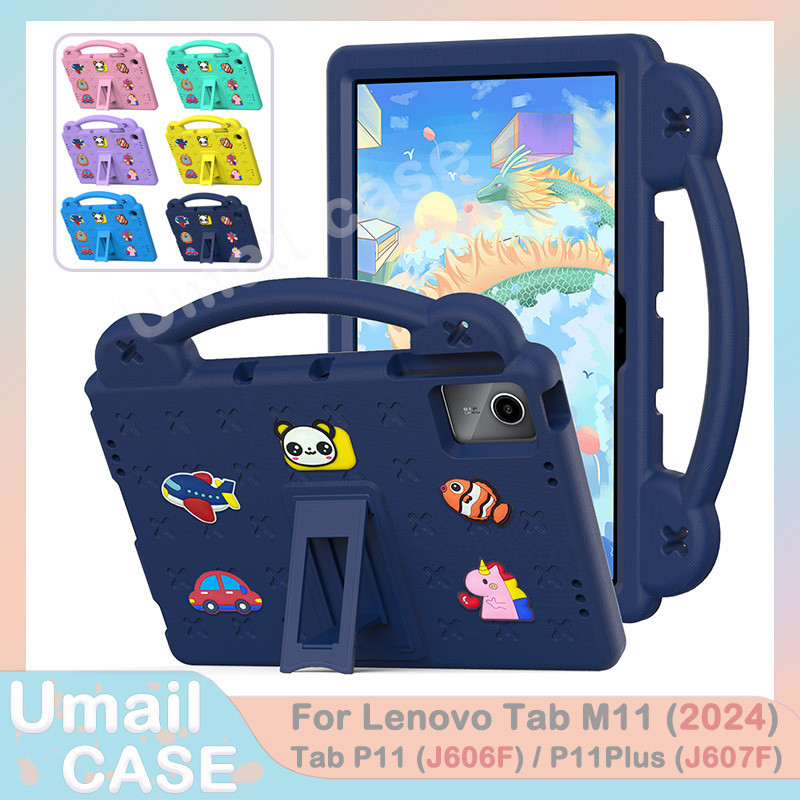 Ốp Lưng Chống Sốc An Toàn Cho Trẻ Em Lenovo Tab M11 TB330FU P11 J606F P11 Plus J607F Eva Tay Cầm Vỏ Máy Tính Bảng