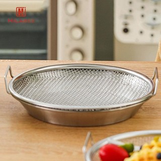 Giỏ thoát dầu bằng thép không gỉ có khay Nồi chiên không khí Phụ kiện giỏ lọc Máy chủ thực phẩm chiên