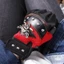THEGIRL8B Găng Tay Nửa Ngón Punk Biker Nam Nữ Chống Trơn Trượt Thời Trang Ngón Găng Tay Xe Máy