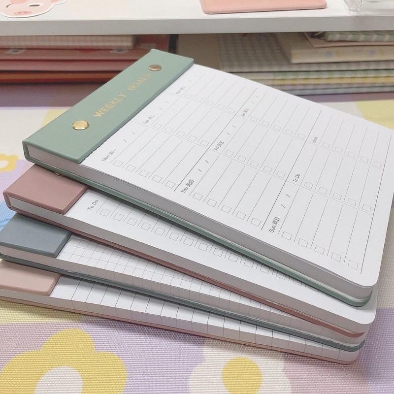[G-plus Studio] [13 Màu] Sổ tay kiểm tra tự kỷ luật Notepad có thể tháo ...