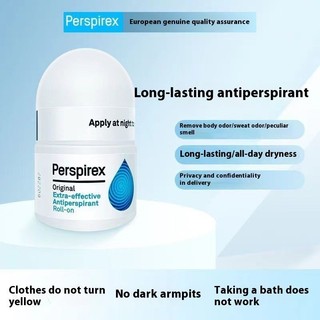Perspirex Roll-On Khử mùi nách 20ML, hạt tăng cường màu xanh đậm, loại bỏ mùi, hiệu quả 20ML