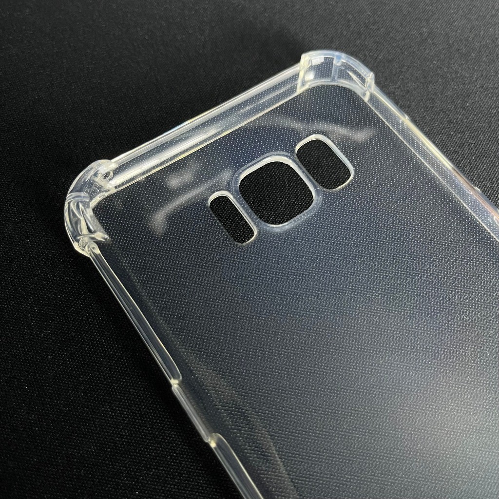 Ốp lưng Samsung S8 Plus / S8 / S8+ silicon trong suốt dẻo cao cấp chống sốc viền vuông bảo vệ cam