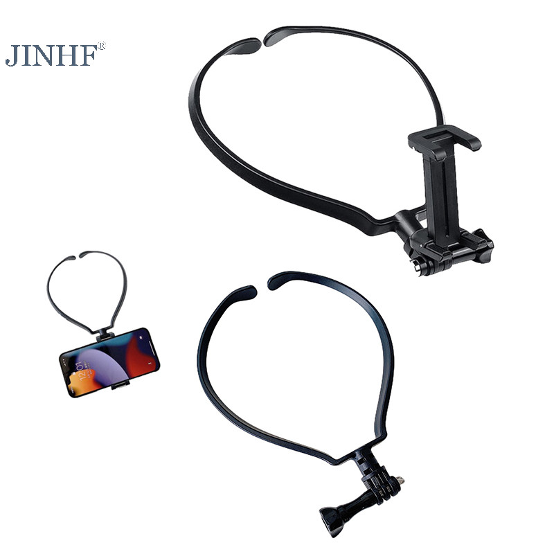 JINHF Hands Free Đeo Cổ Giá Đỡ Lười Giá Đỡ Điện Thoại Đa Năng Gắn Cho 15ProMax Dock Station HOT