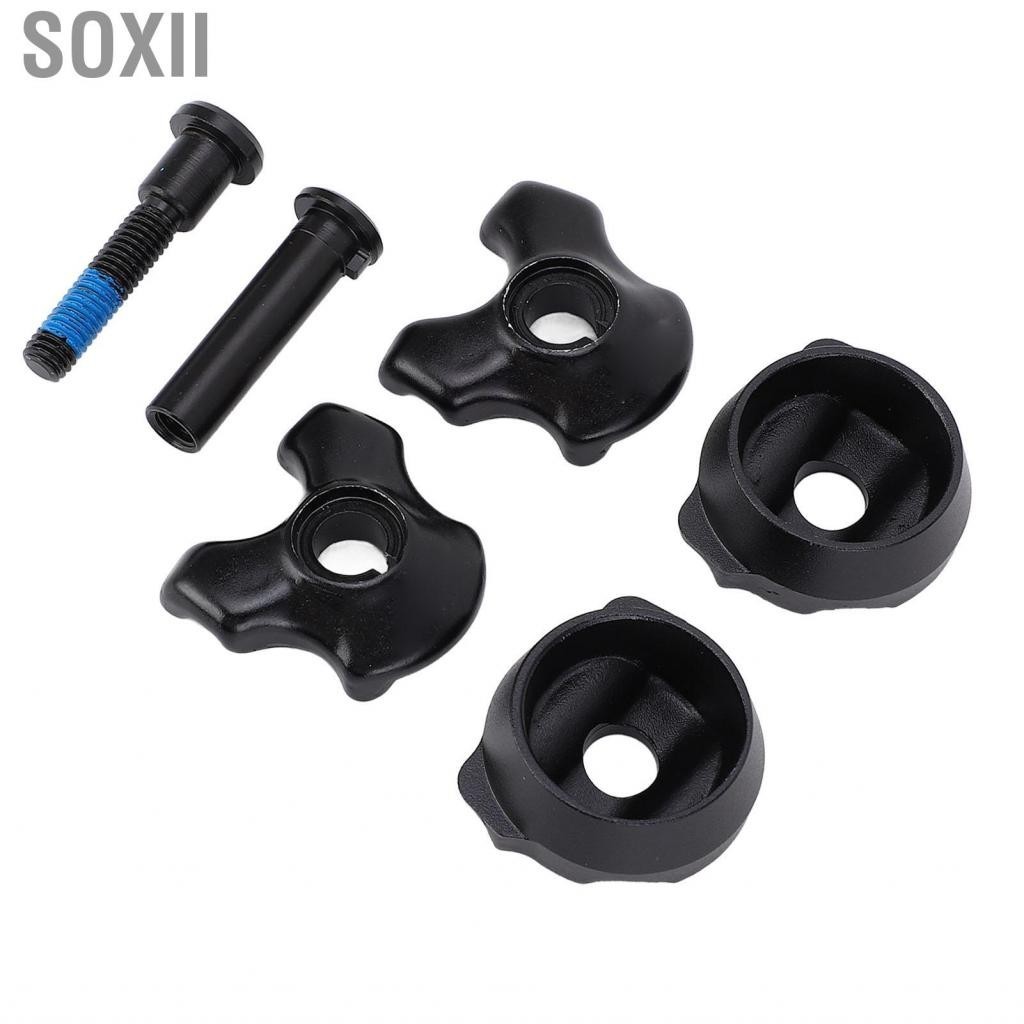 Soxii Bike Seat Clamp  Bicycle Post Rustproof Solid Construction Long Lifespan for Carbon Steel Saddle Rails
