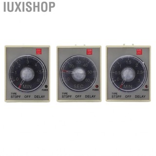 Iuxishop Power Off Delay Relay Knob Control Timing Timer High Accuracy AC200‑220V ST3PF