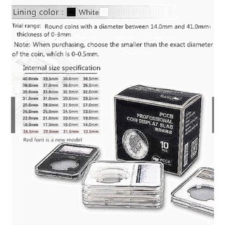 Hộp đựng tiền xu PCCB cho màn hình bảo vệ hộp lưu trữ NGC PCGS
