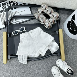 Q12-[BÉ TRÒN BỤNG TĂNG SIZE] Quần Short Jean bé gái cá tính cho bé iu - Size 10-35Kg