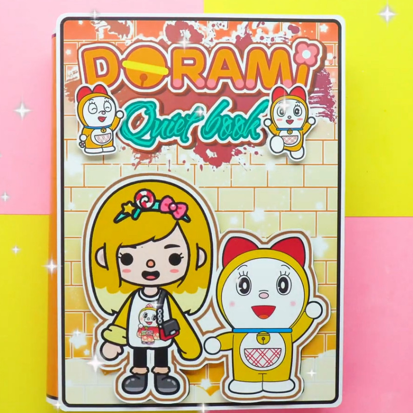 Đồ Chơi - Squishy - Kuromi - Đồ chơi giấy - Học liệu bóc dán búp bê bằng giấy thủ công tocaboca doreme đồ chơi bé gái