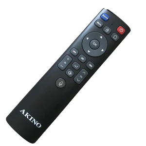 tay điều khiển remote từ xa tivi akino có chuột bay và giọng nói chính hãng - có usb-kèm pin-tay đầu bấm tivi akino