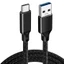 Cáp sạc BTM USB C 3A Cáp USB C nhanh 10Gbps Đồng bộ hóa dữ liệu USB A sang Type C Cáp sạc cho điện thoại di động SSD Hard Dis