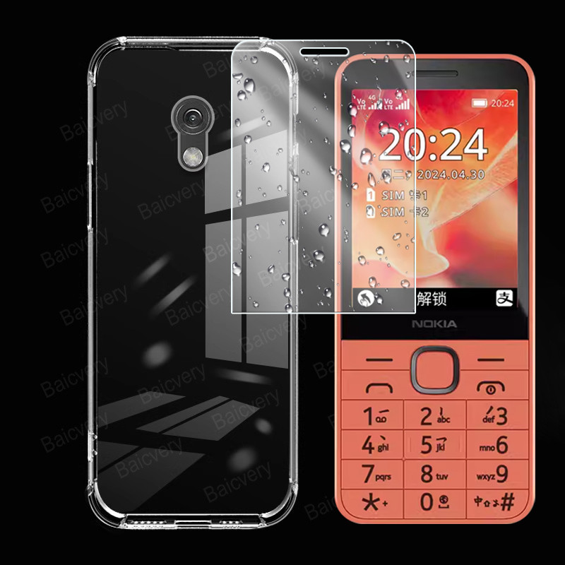 Cover Trasparente Morbida In TPU Per Nokia 235 4G 2024 / 215 4G 2024 / 220 4G 2024 – Custodia Antiurto - 4