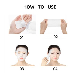 Dụng cụ tẩy trang có đệm bông trang điểm Bông một lần Tiết kiệm nước sạch Cotton nén ướt