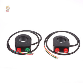 Công tắc động cơ TWE Phụ kiện sửa đổi tín hiệu rẽ Xe máy ATV 22mm Tay lái còi và đèn pha Nút kết hợp VN