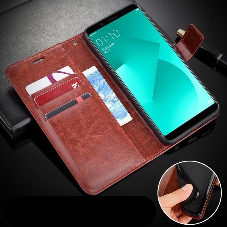 Ốp Điện Thoại Da Có Thể Gập Lại OPPO Cho OPPO A94 A73 A18 A57 A78 A38 A96 A76 A17 A17K A53 2020 4G 5G Ví Da Lật Toàn Thân 360 Độ Ốp lưng Di Động